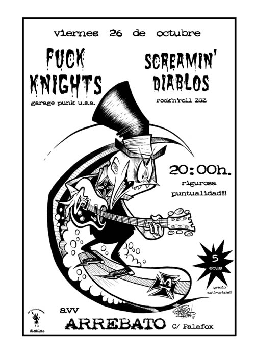 <!--:es-->Fuck Knights + Screamin Diablos<!--:-->
