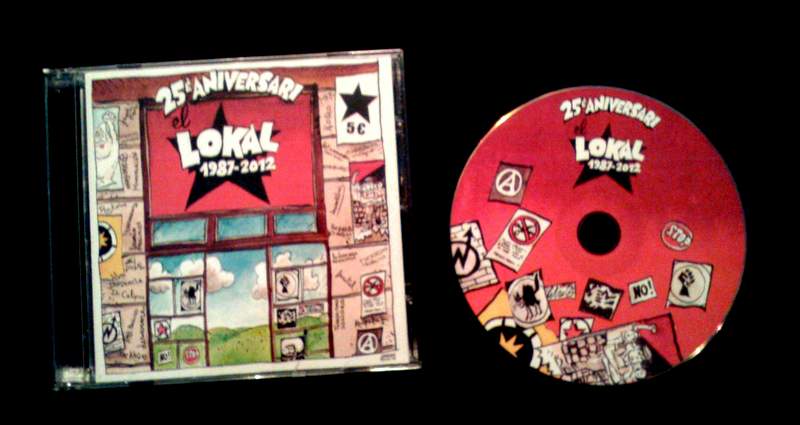 Manolo Kabezabolo en el CD del XXV aniversario de El Lokal
