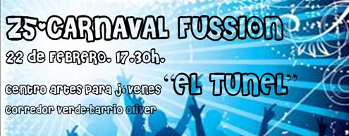 Para los y las más jovenes: Carnaval Fussion este viernes 22 de febrero en El Túnel