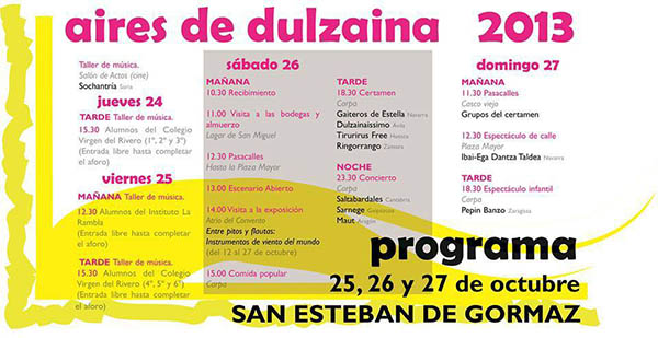 Maut en el festival Aires De Dulzaina el próximo sábado 26 de octubre